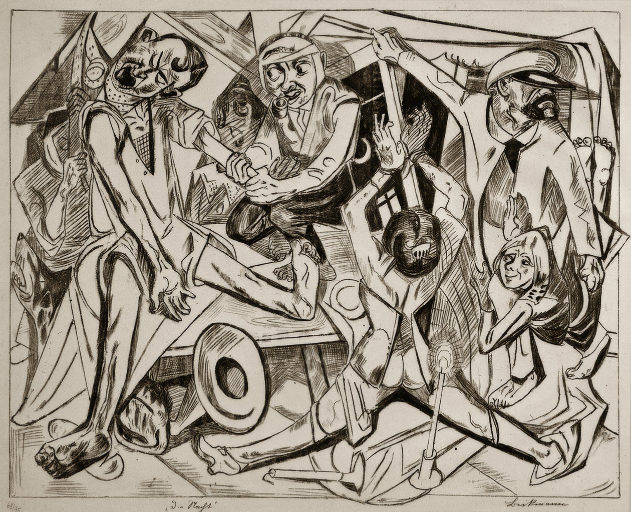 Natten av Max Beckmann