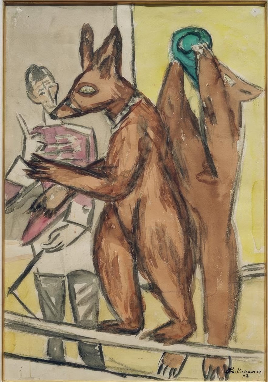Trente bjørner av Max Beckmann