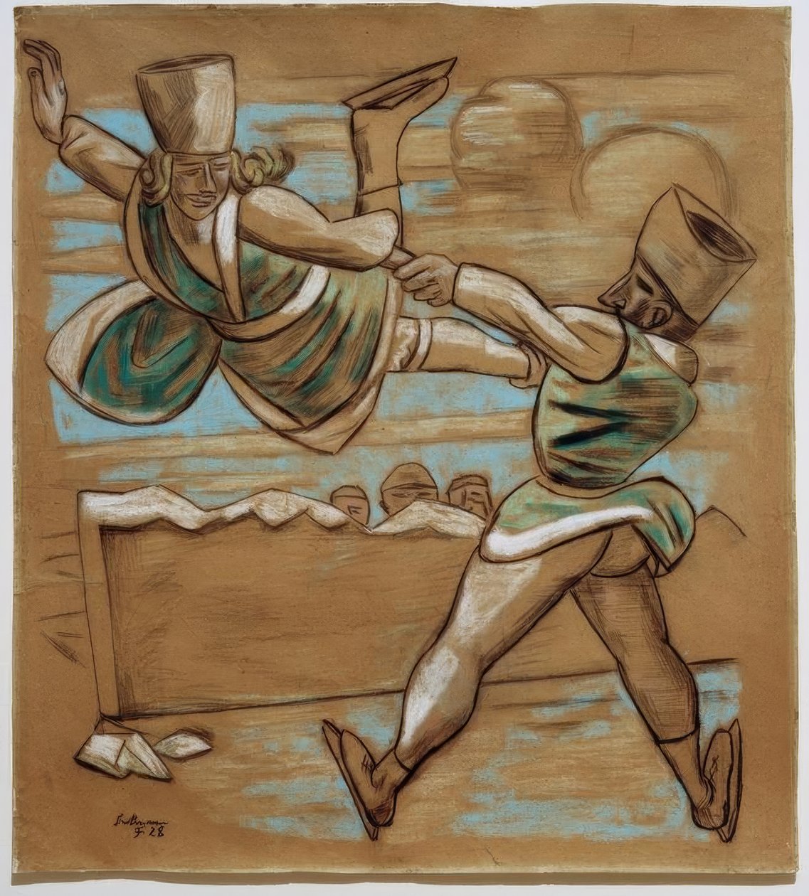 Kunstløper I. av Max Beckmann