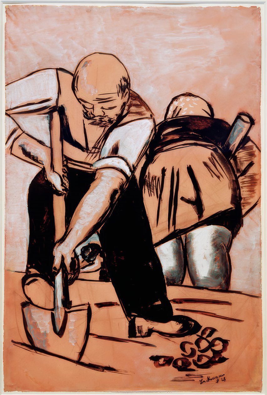 Feltarbeidere av Max Beckmann
