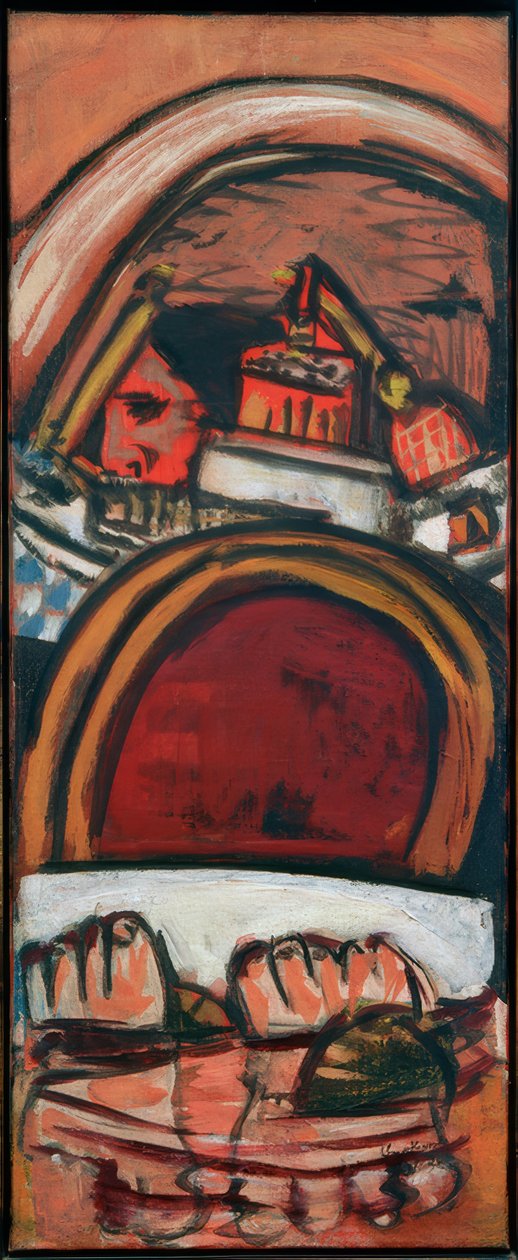 Føtter på badet av Max Beckmann