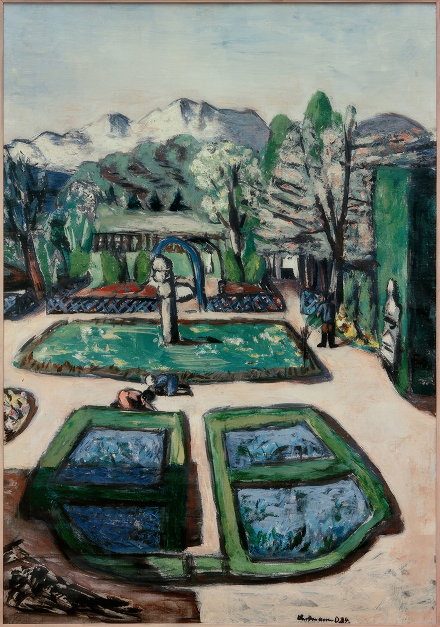 Hagelandskap om våren av Max Beckmann