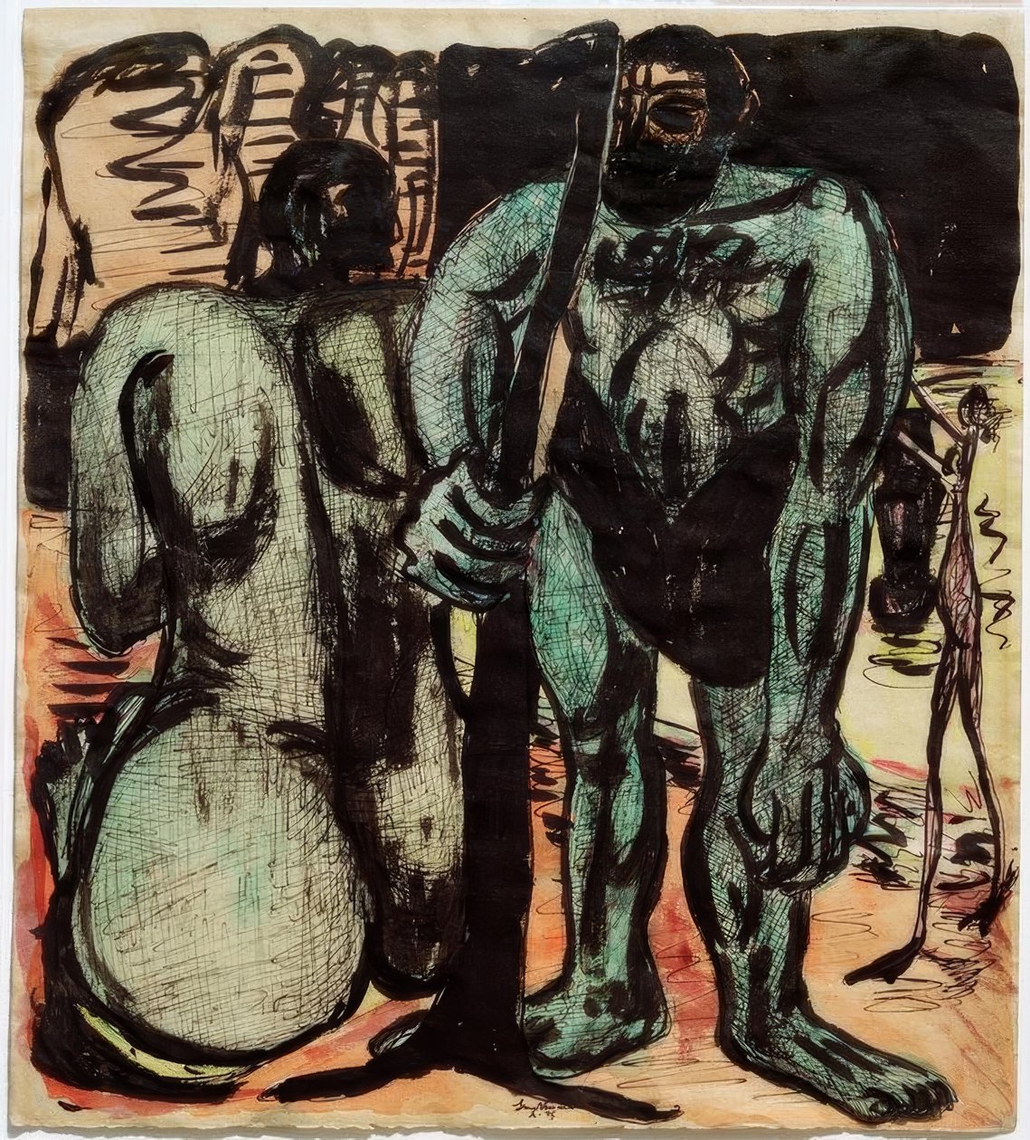 Kjemper av Max Beckmann