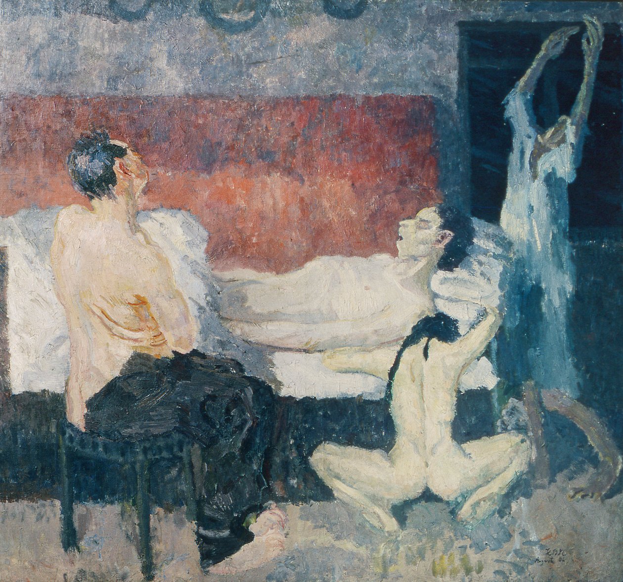 Flott scene av smerte av Max Beckmann