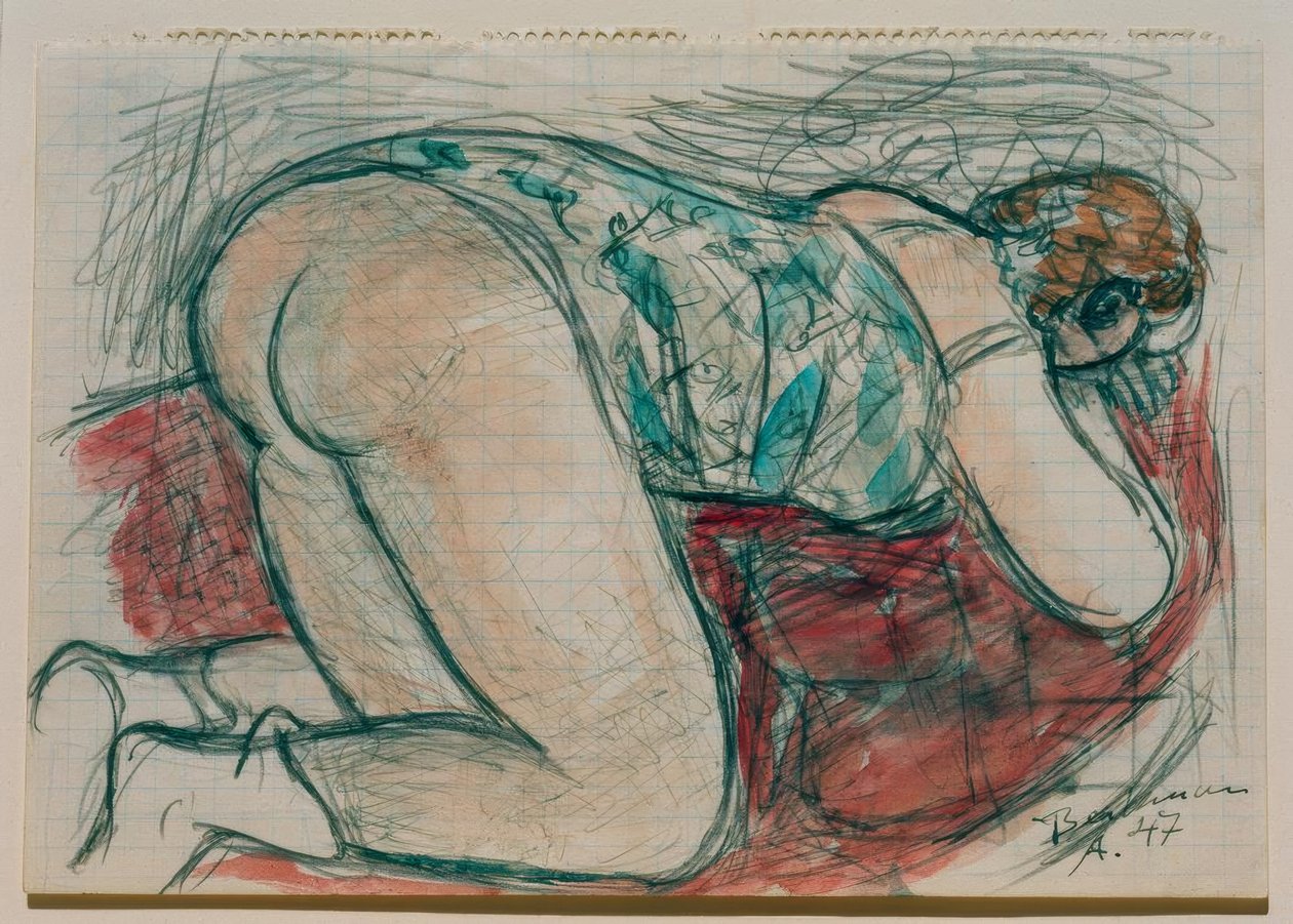 Halbakt av Max Beckmann