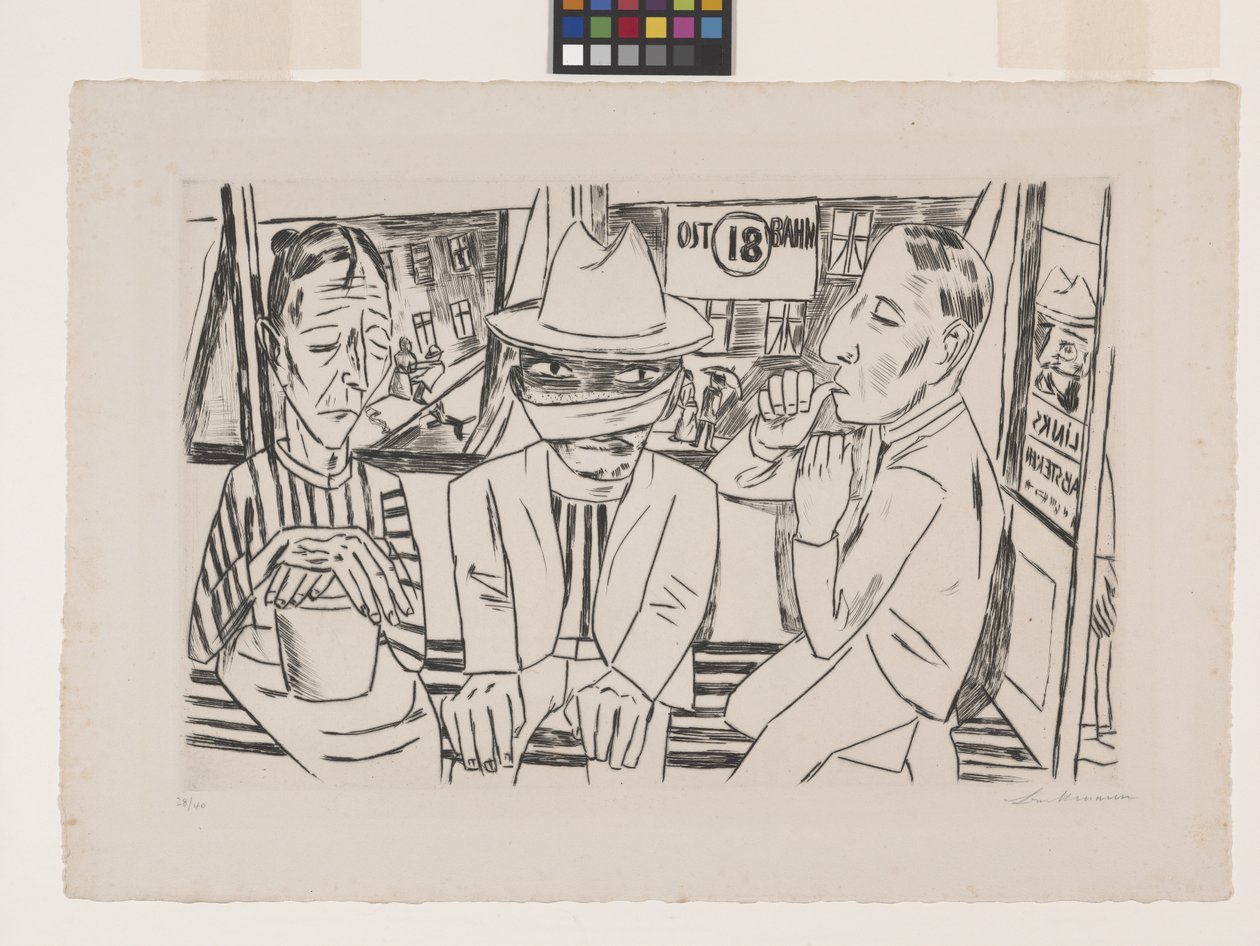 I Trikken av Max Beckmann