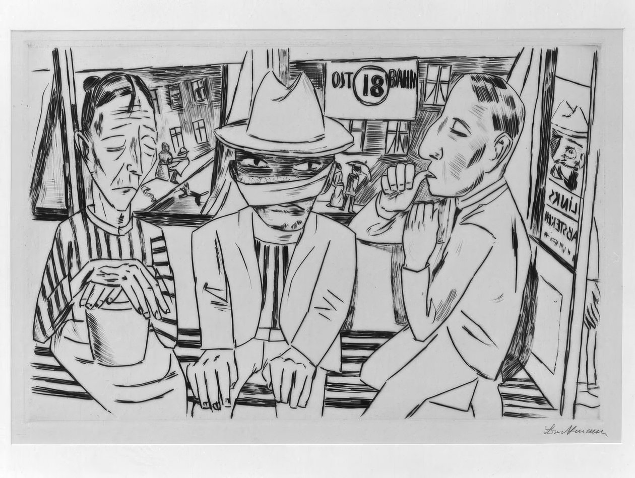 I trikken av Max Beckmann