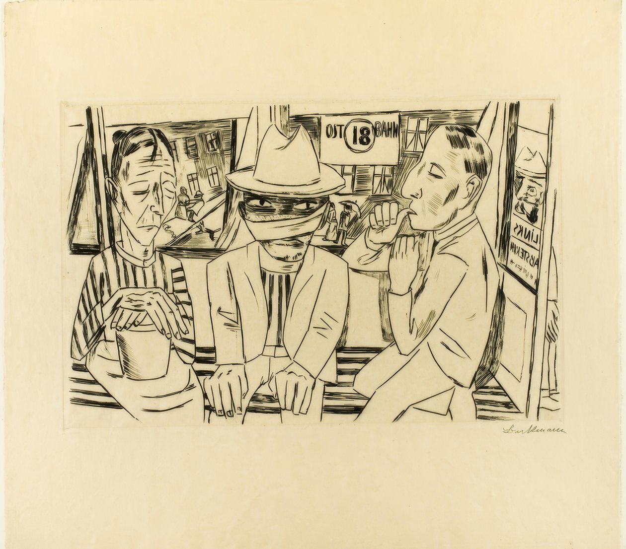 I trikken av Max Beckmann