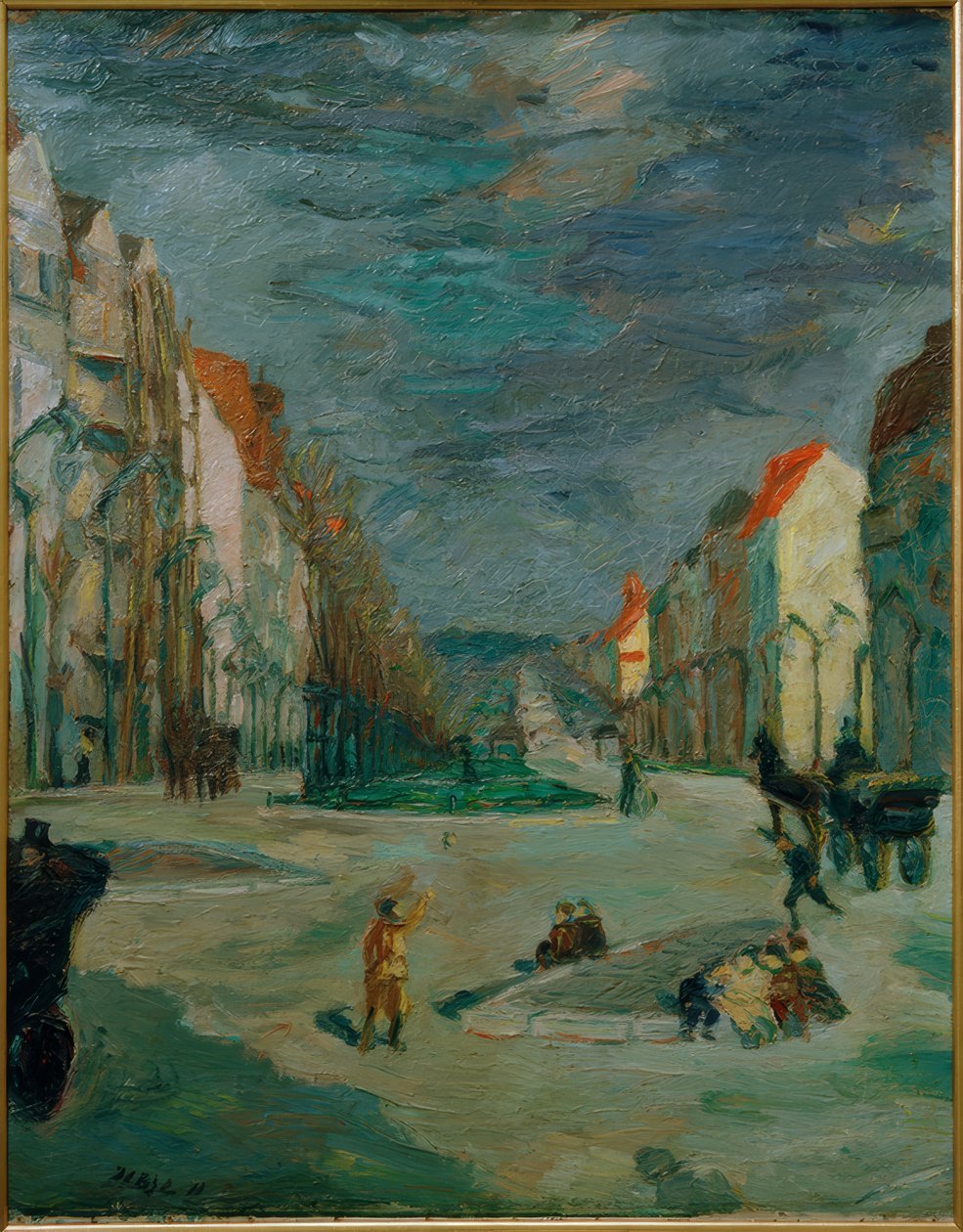 Kaiserdamm i Berlin av Max Beckmann