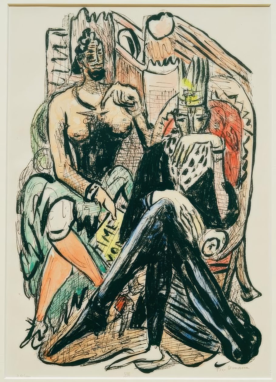 Konge og demagog av Max Beckmann