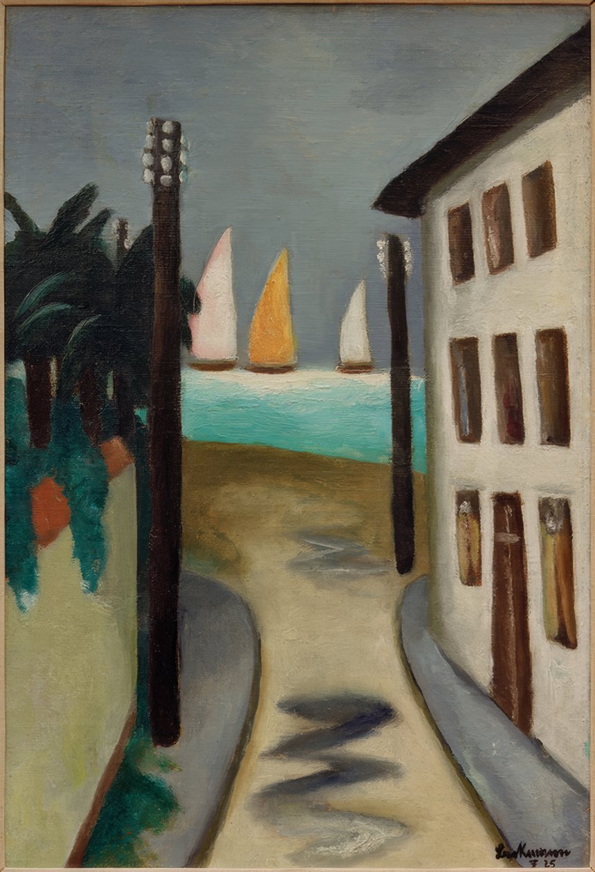 Lite landskap. Viareggio av Max Beckmann