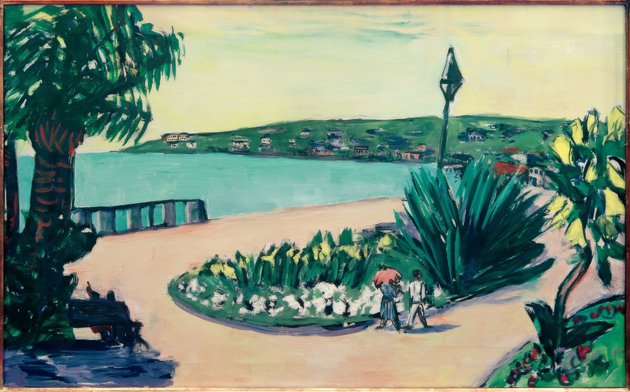 Lite italiensk landskap av Max Beckmann