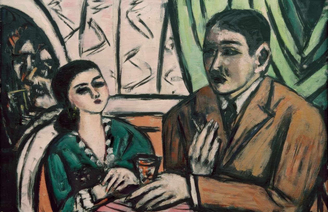 Kunstnerkafé av Max Beckmann