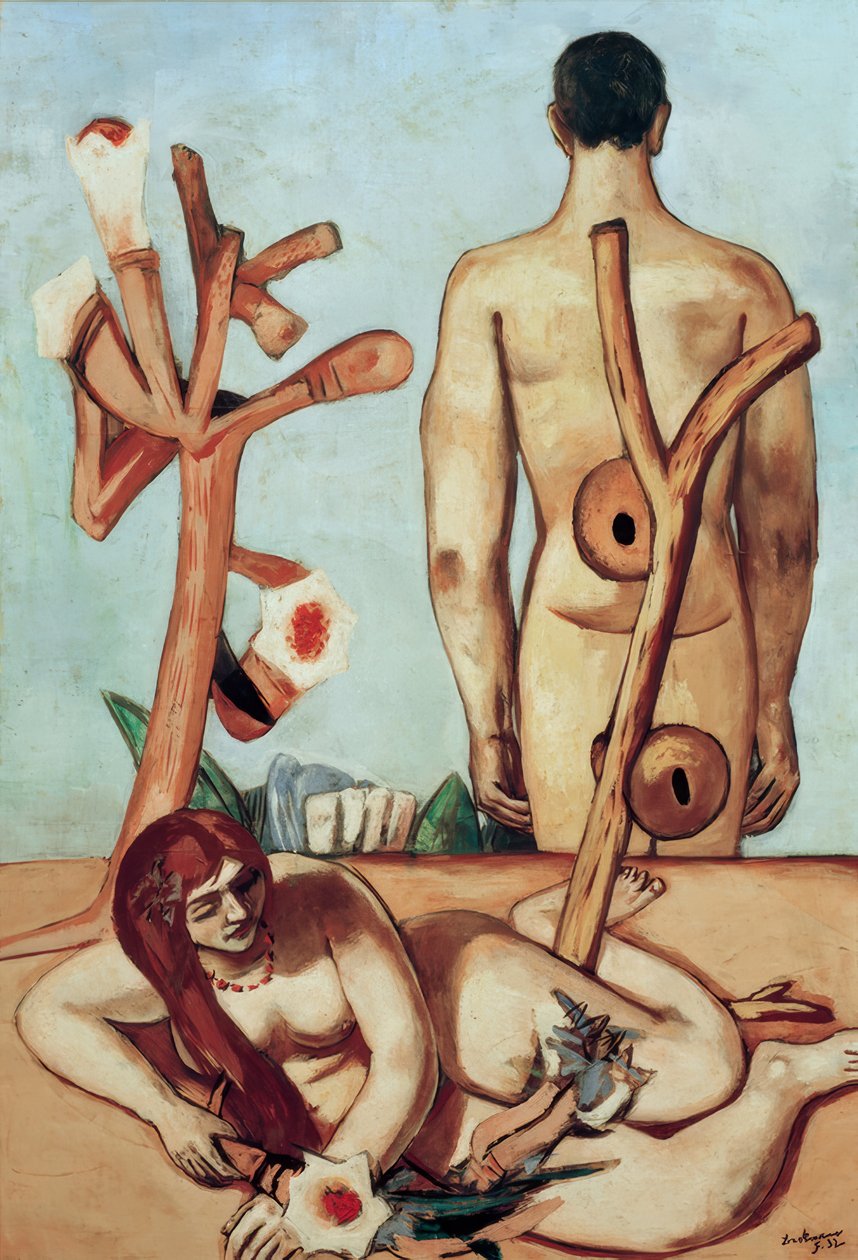 Mann og dame av Max Beckmann
