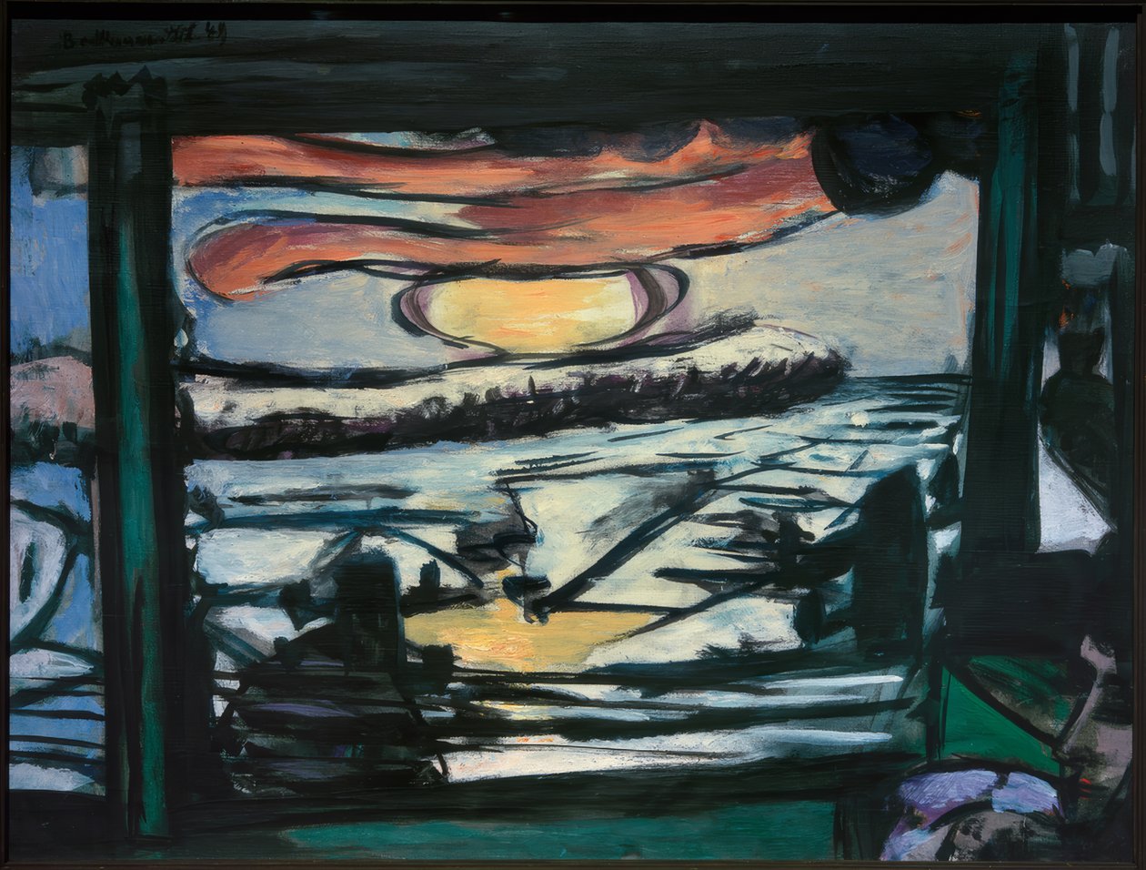 I morgen på Mississippi av Max Beckmann