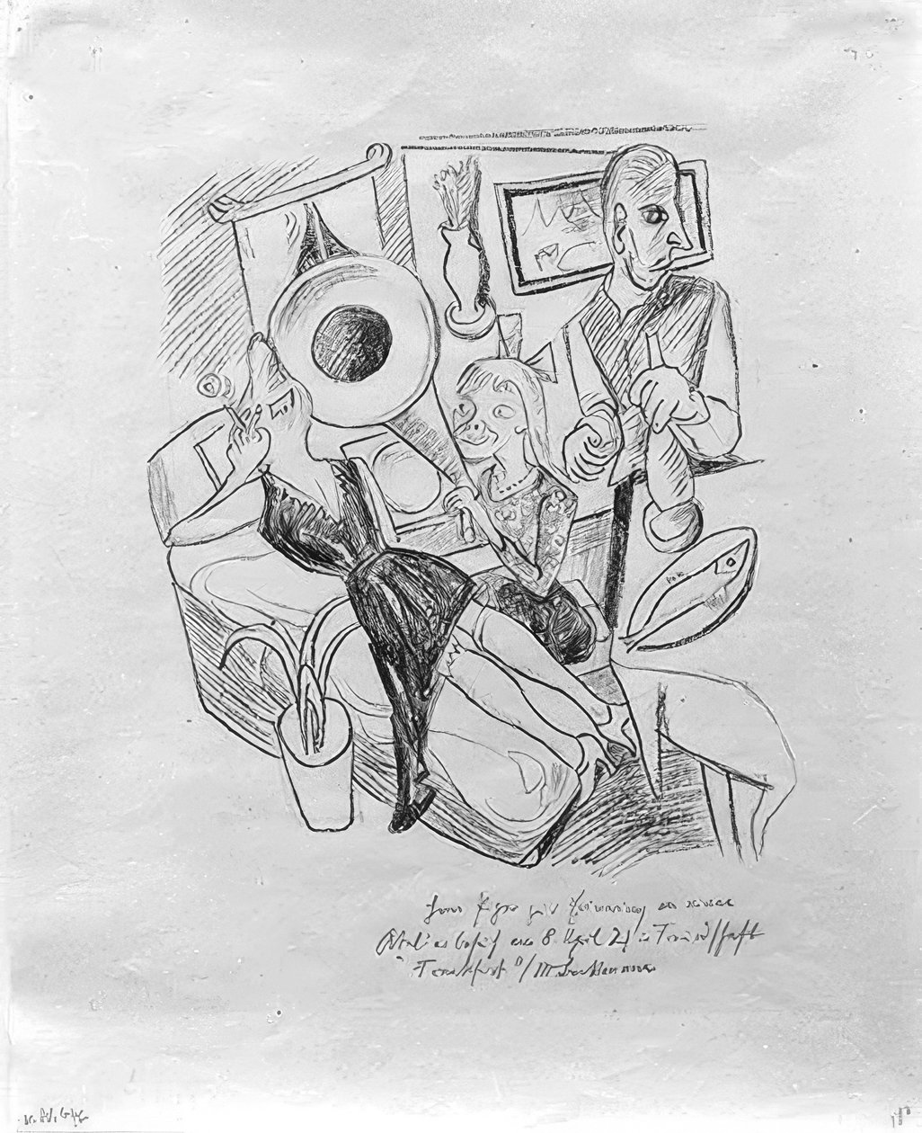 Møblert av Max Beckmann