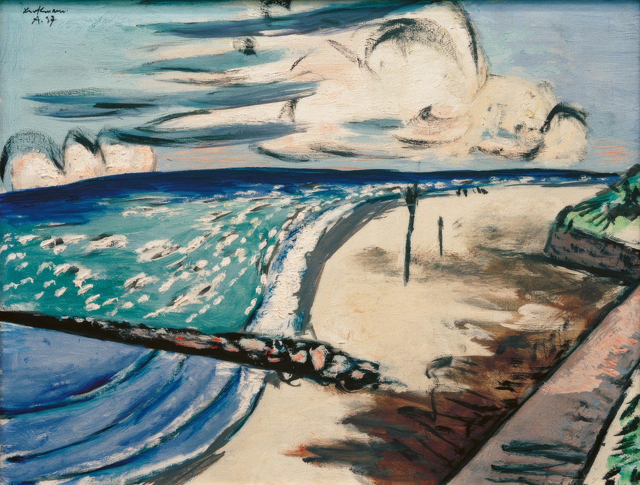 Nordsee III av Max Beckmann