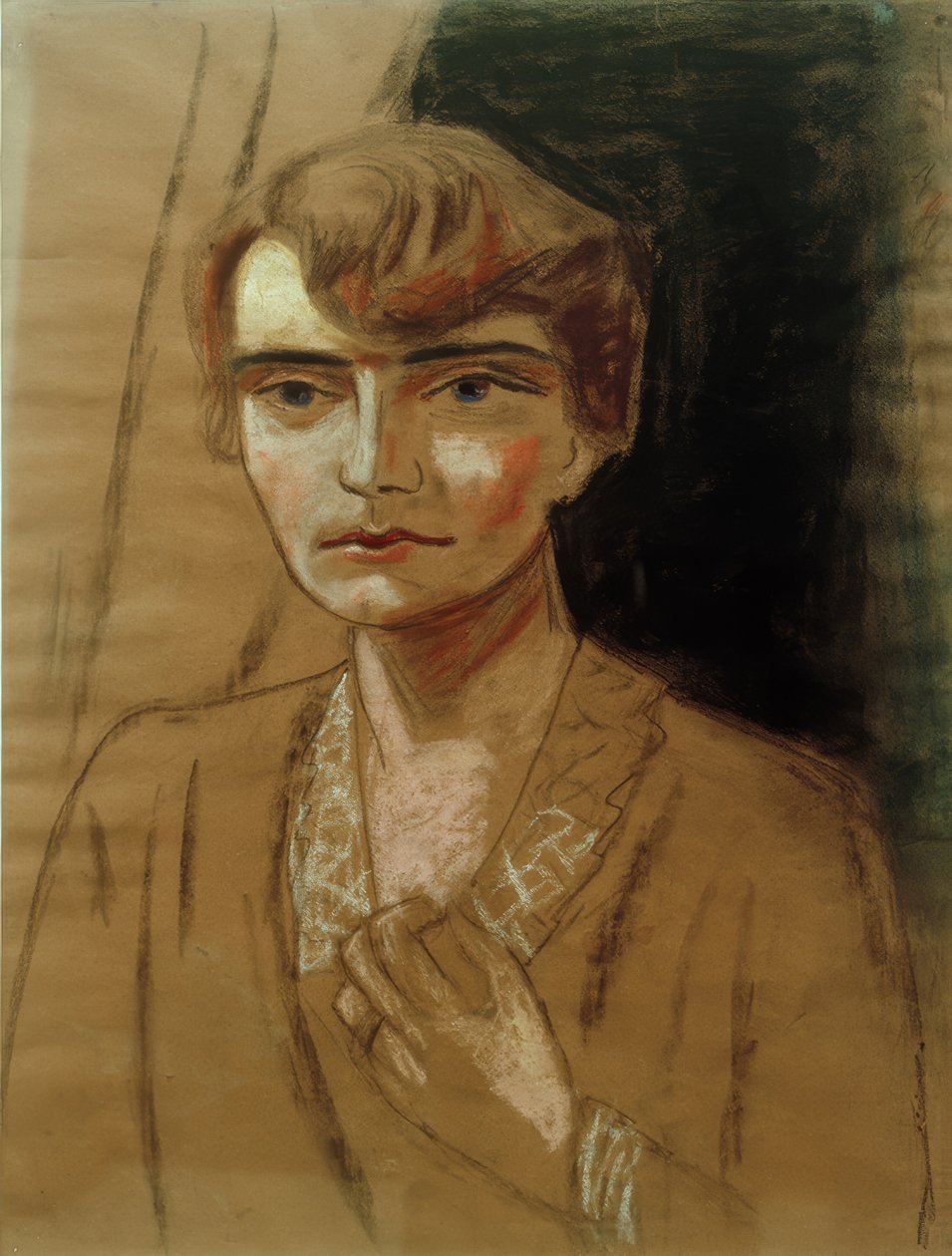 Portrett av Naïla av Max Beckmann
