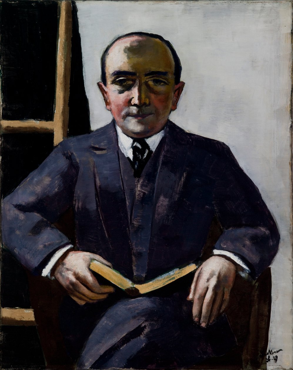 Portrett av Curt Glaser av Max Beckmann