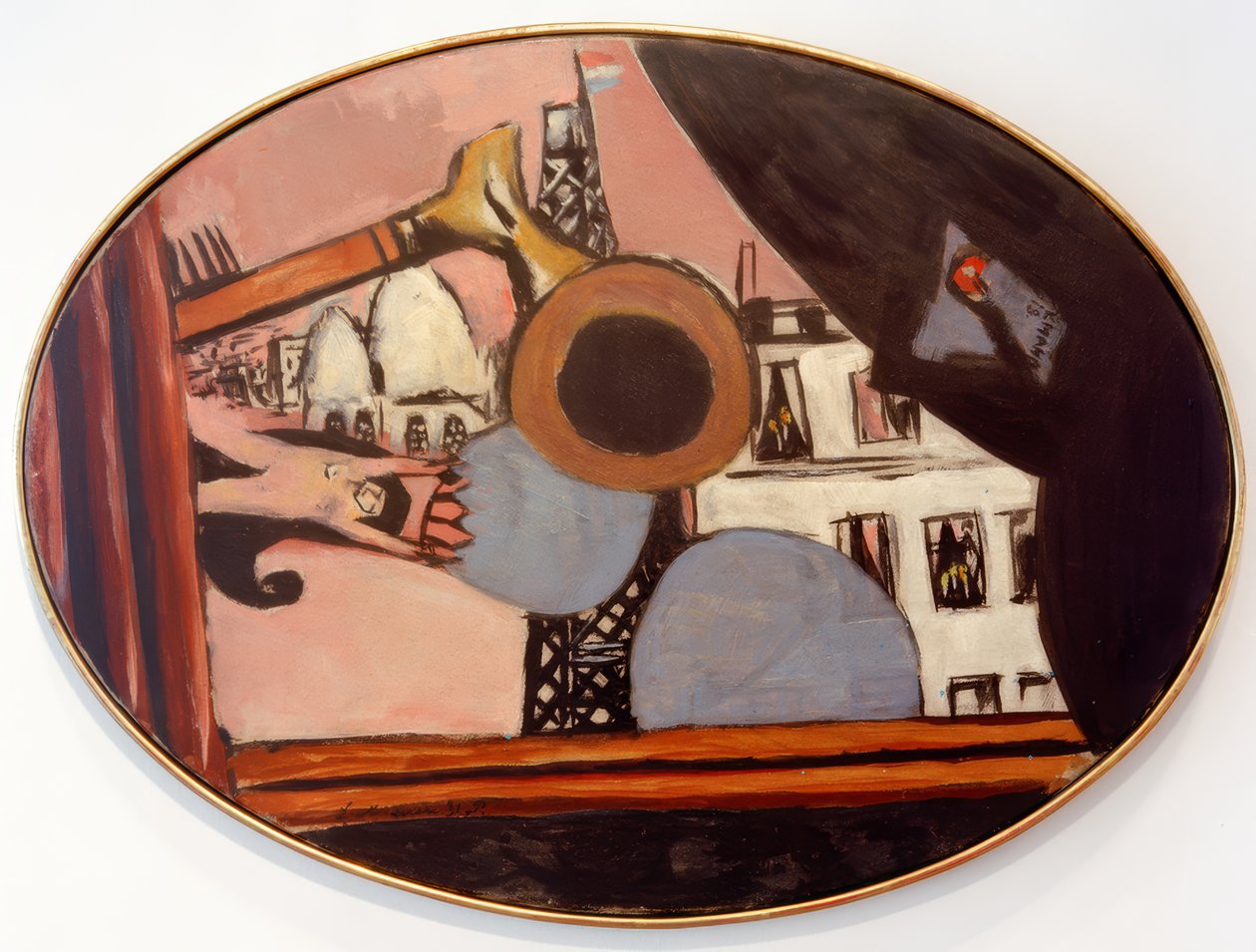 Drøm om Paris Colette, Eiffelturm av Max Beckmann