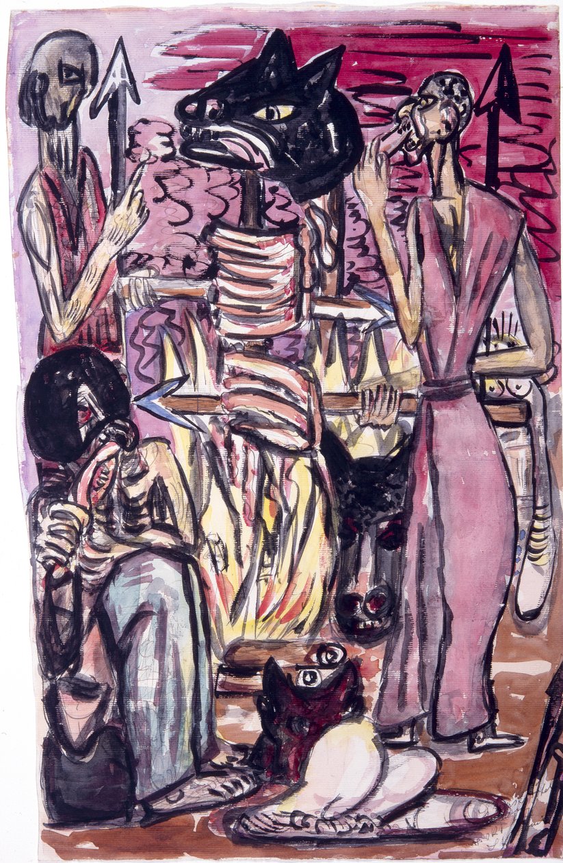 Offermåltid av Max Beckmann