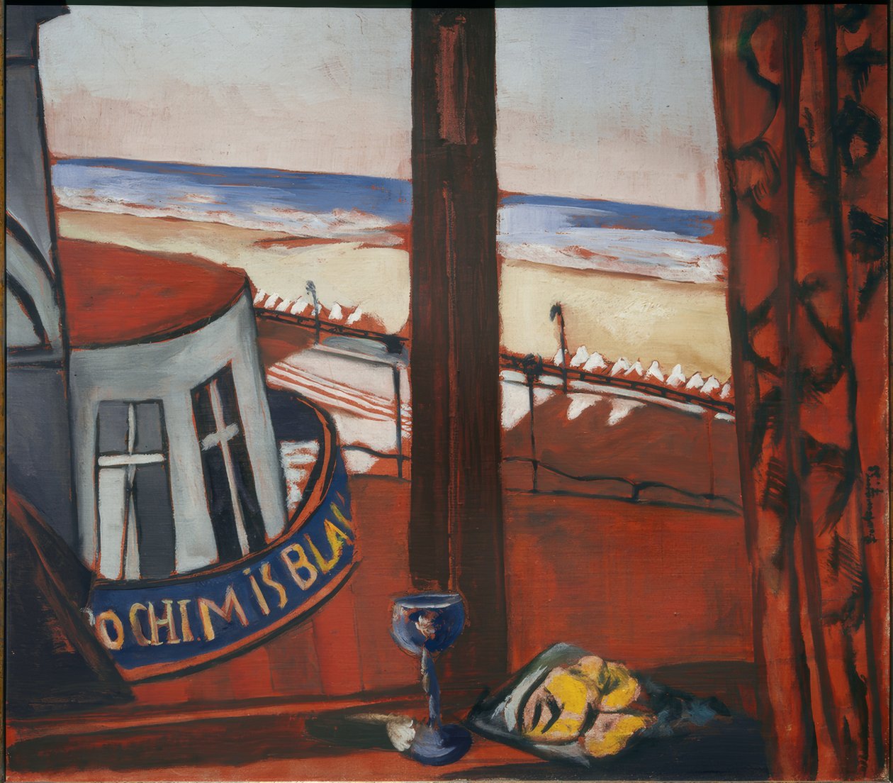 Scheveningen, fem om morgenen av Max Beckmann