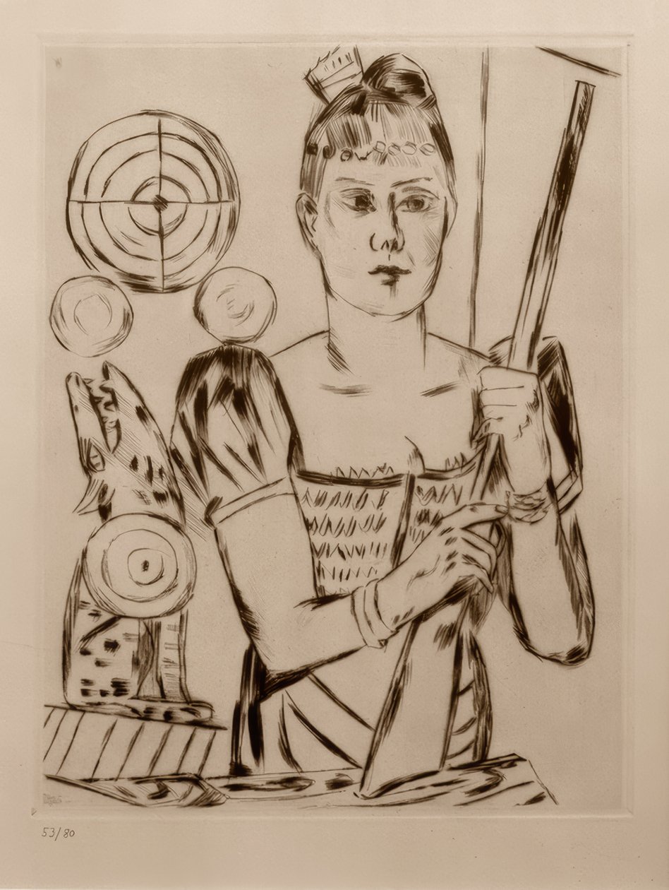 Skytegalleri av Max Beckmann