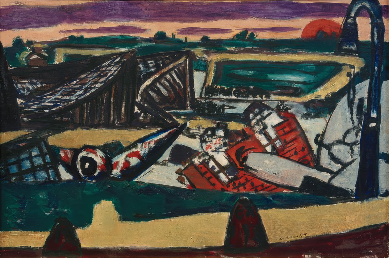 Schiphol av Max Beckmann