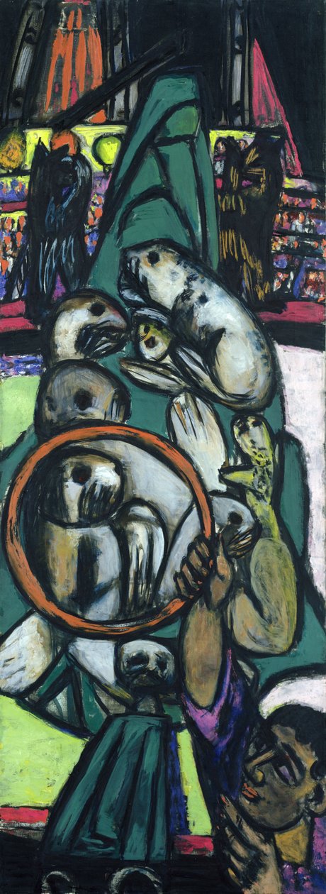 Sjøløver i sirkuset av Max Beckmann