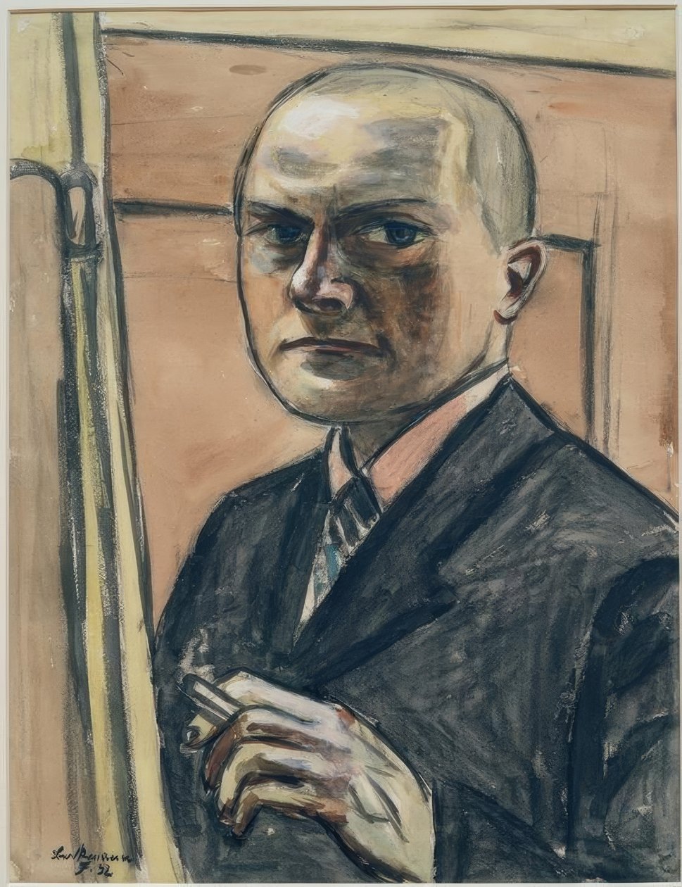 Selvportrett av Max Beckmann