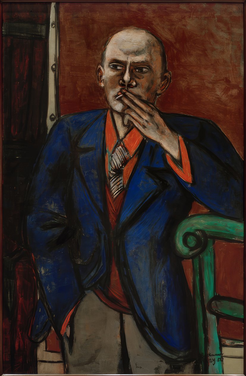 Selvportrett av Max Beckmann