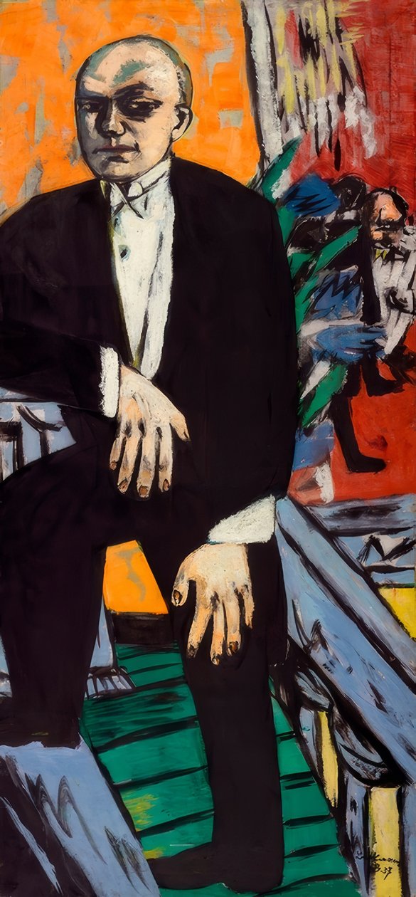 Selvportrett av Max Beckmann