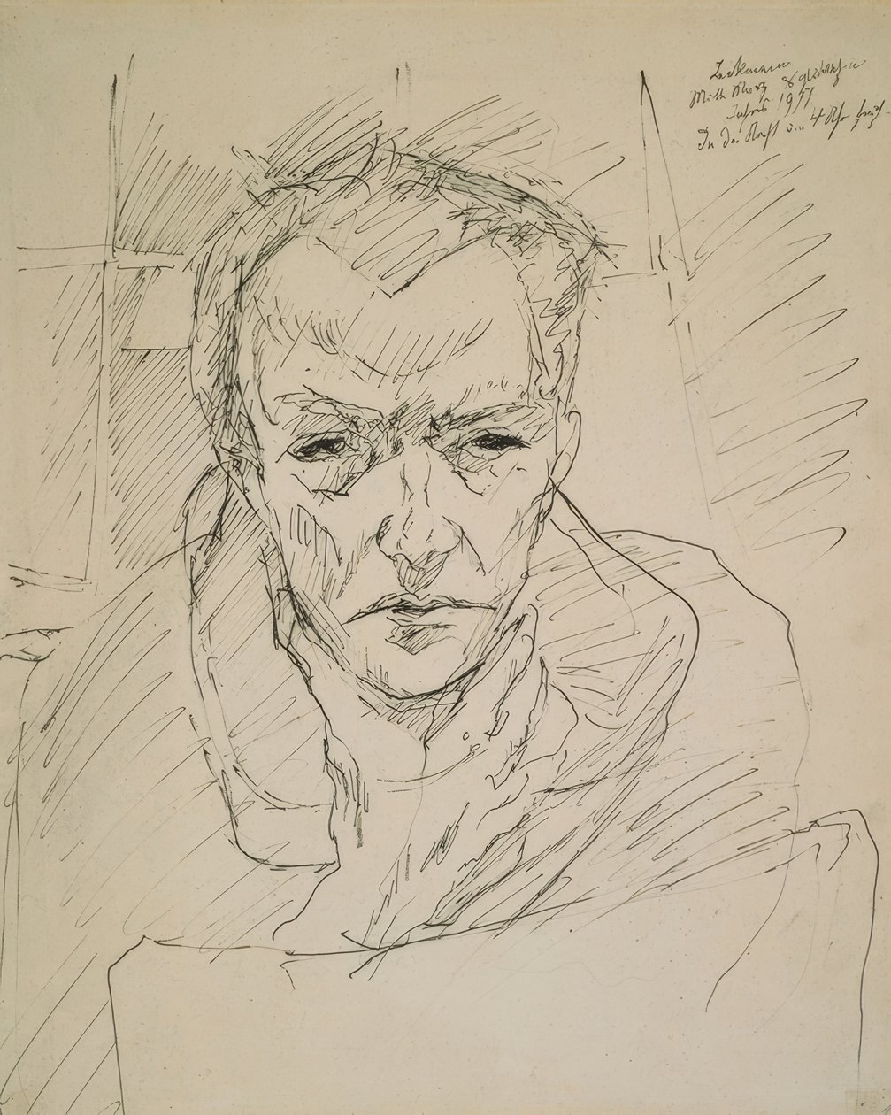 Selvportrett av Max Beckmann