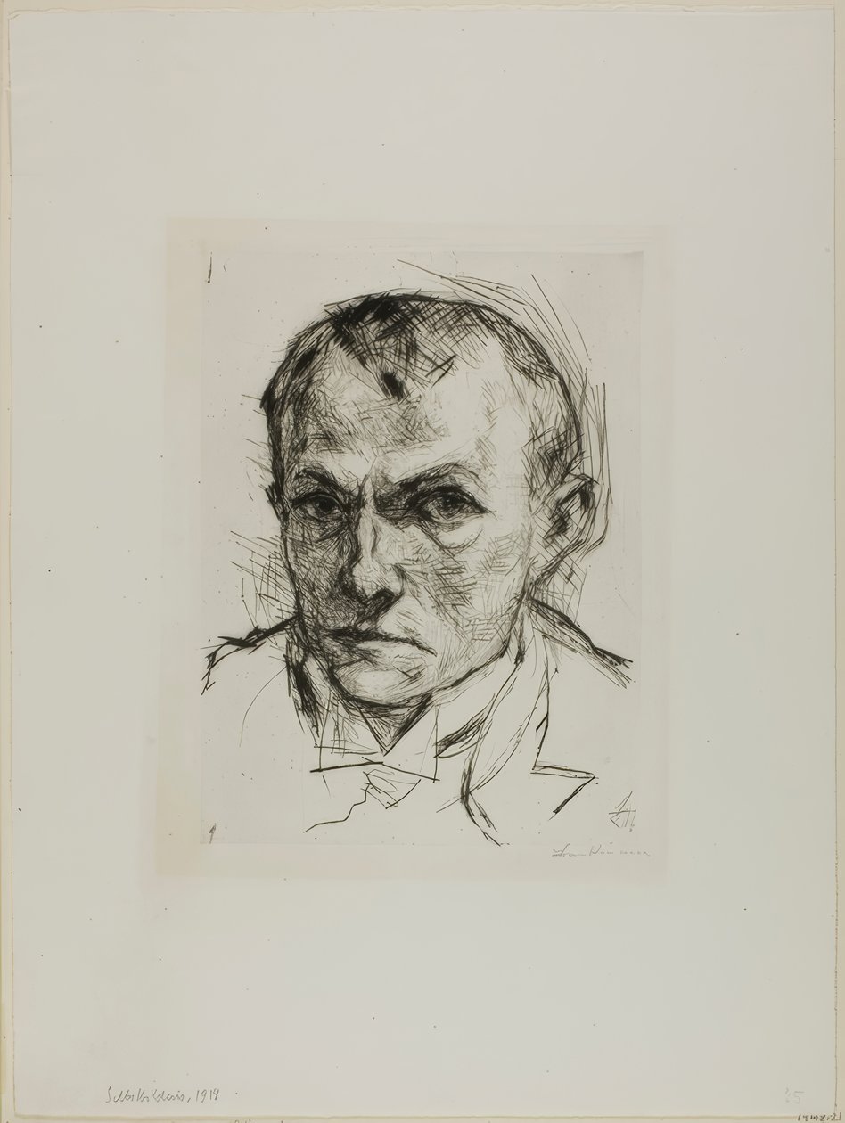 Selvportrett av Max Beckmann