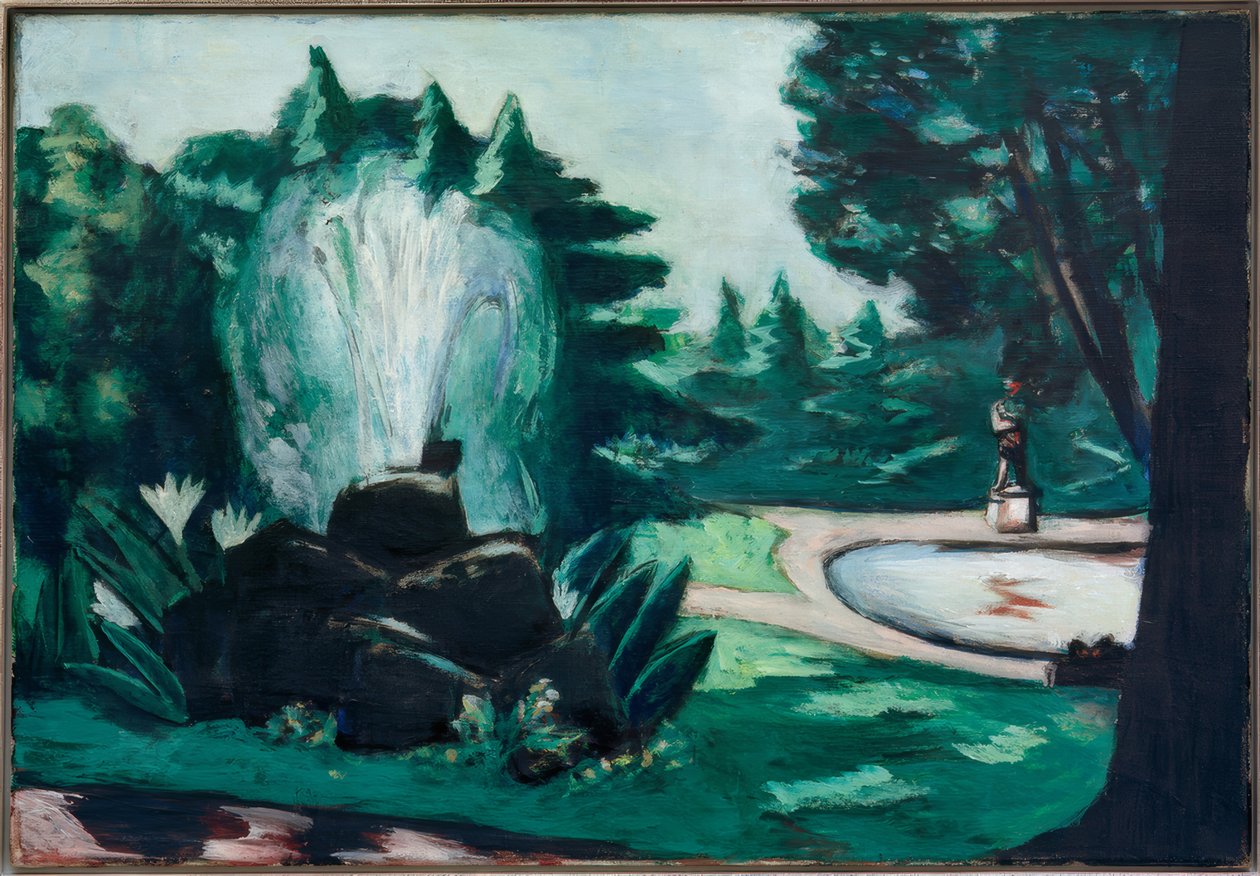 Fontene i Baden-Baden av Max Beckmann