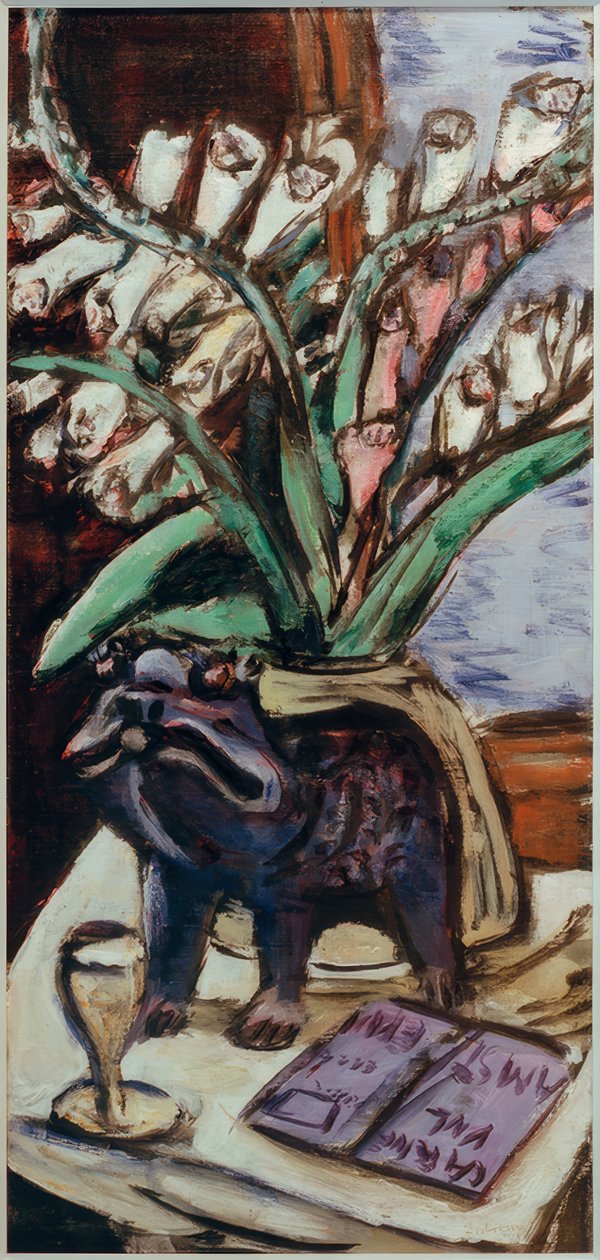 Stilleben med fingerbøl av Max Beckmann