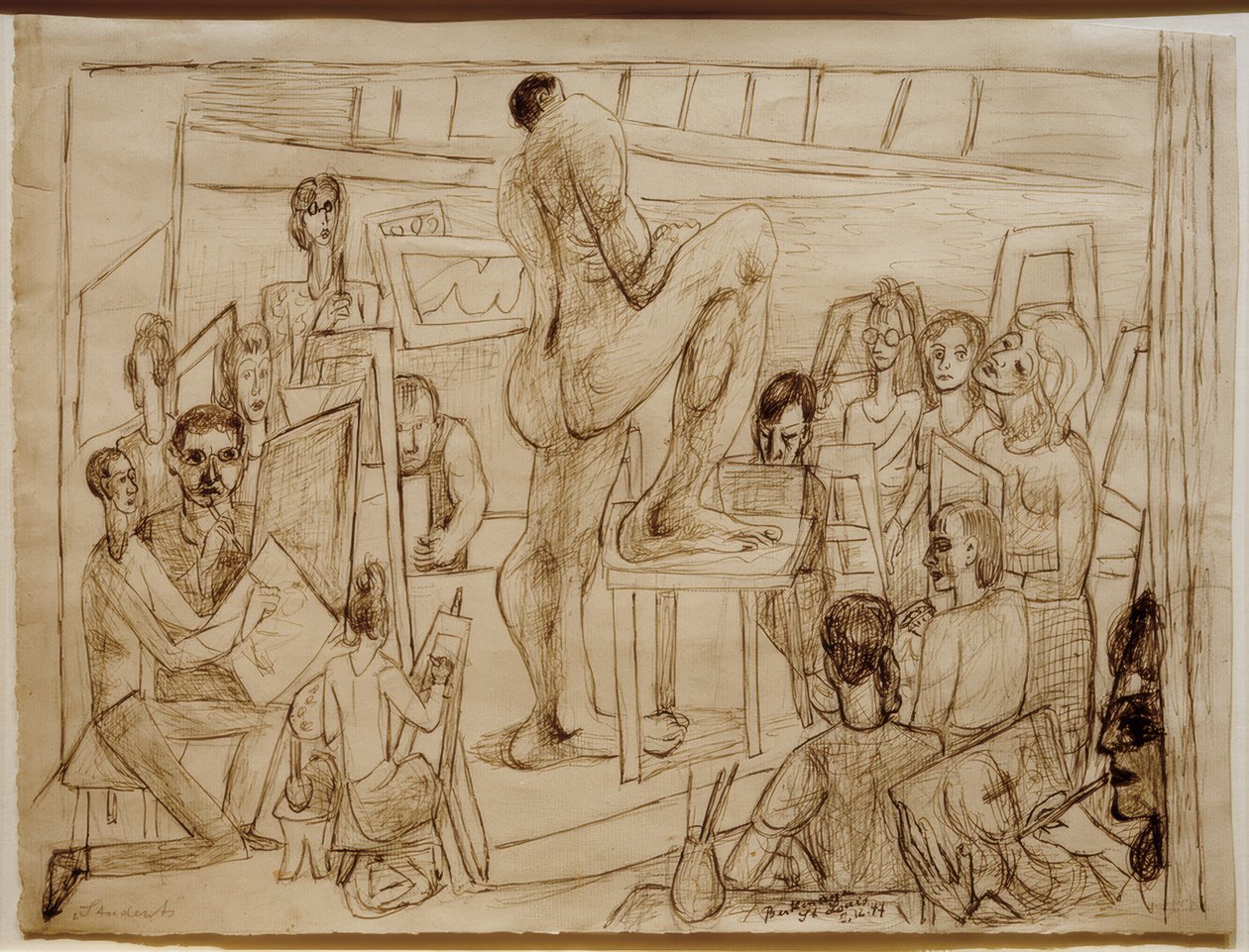 studenter av Max Beckmann