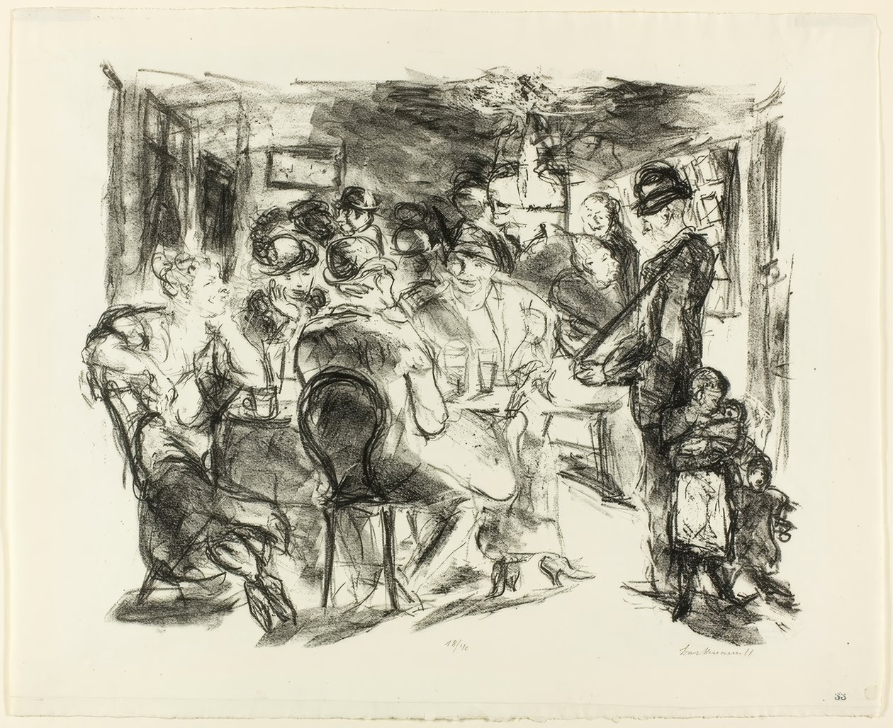 Taverna av Max Beckmann