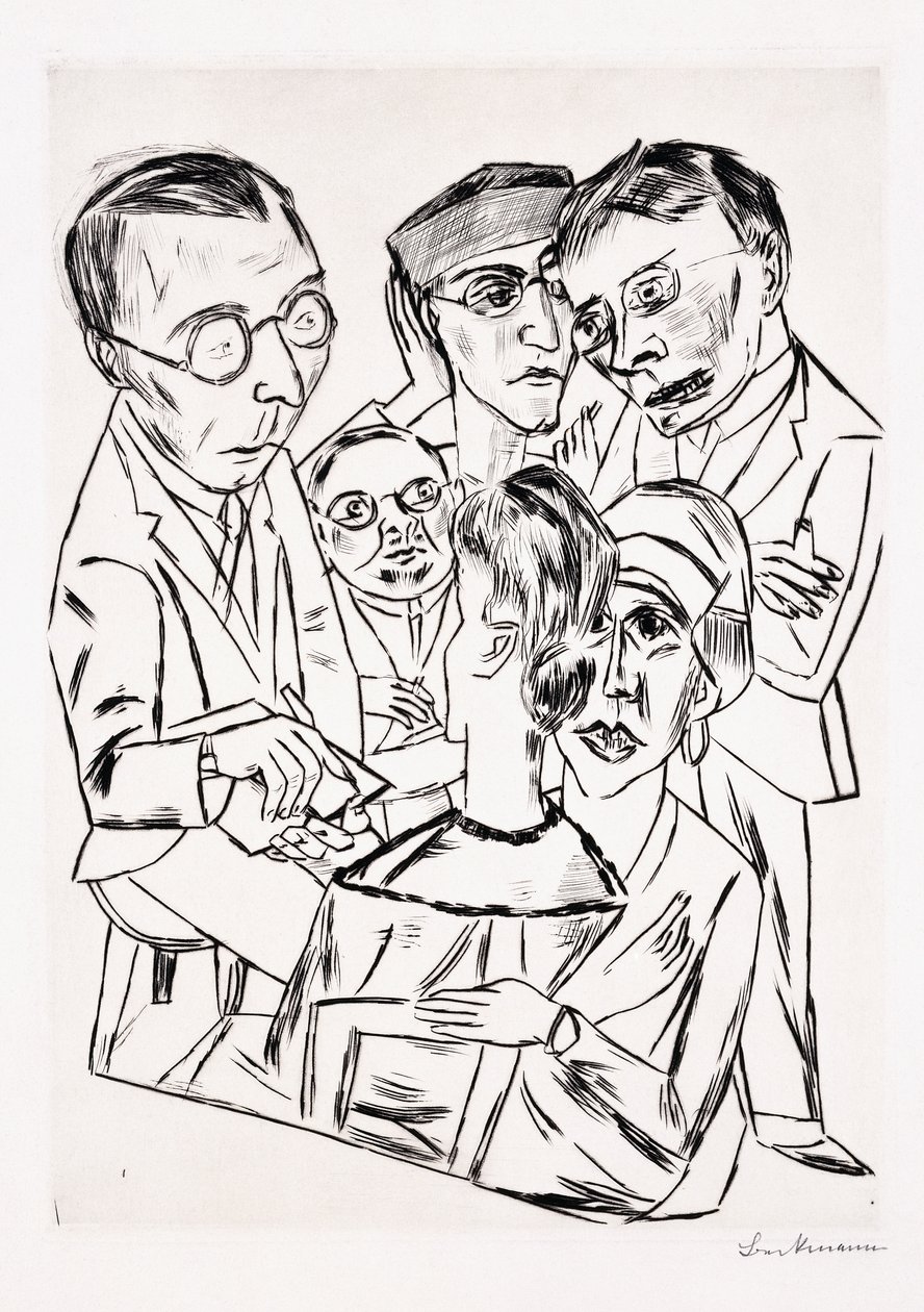 Kunstneren i samfunnet av Max Beckmann
