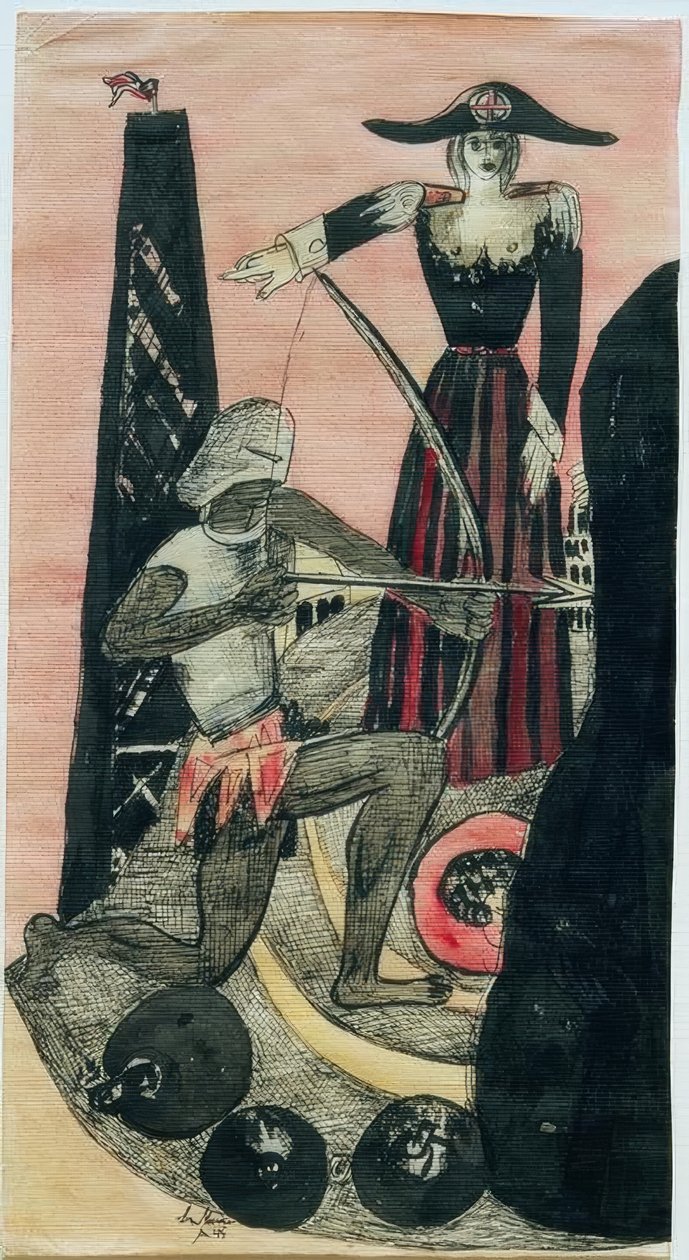 Venus og Mars av Max Beckmann
