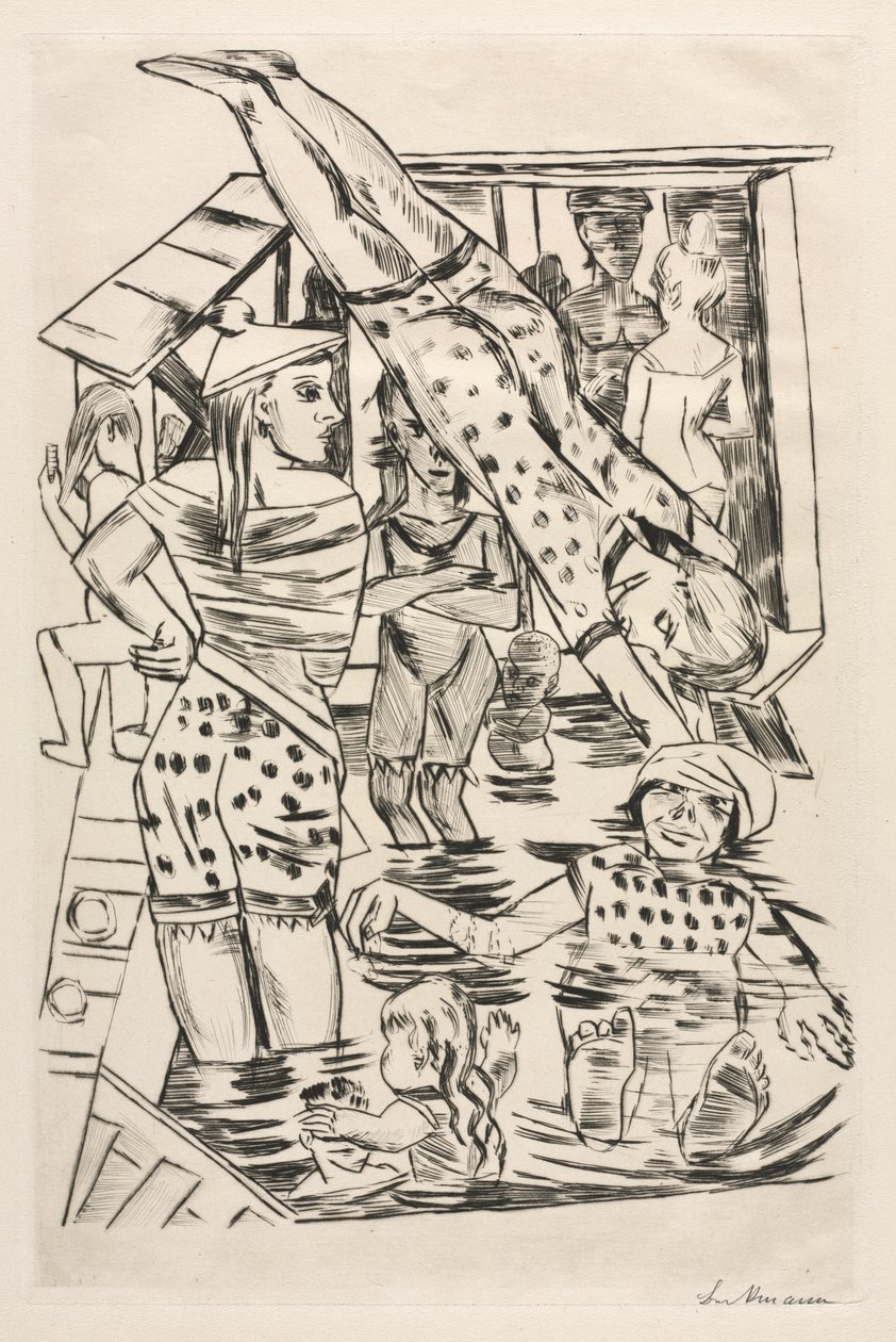 Kvinners bad av Max Beckmann