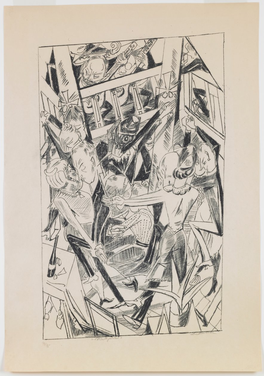 plate 8: Malepartus av Max Beckmann
