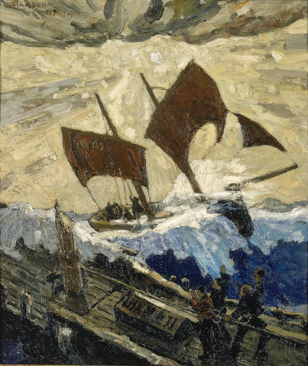 En hendelse på den engelske kanal, 1919. av Max Bohm