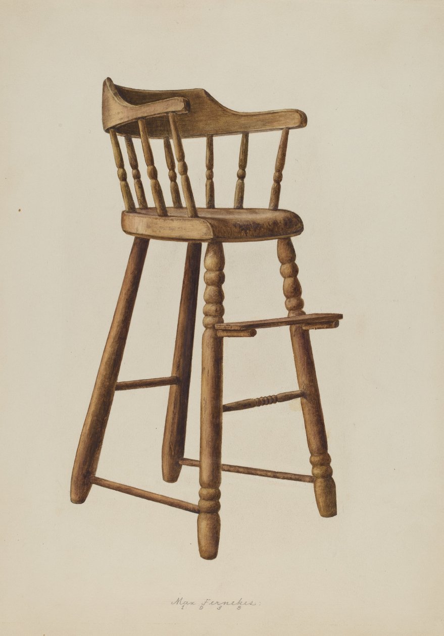 Barnestol, 1938. av Max Fernekes