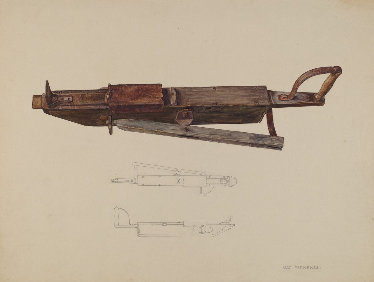 Kornplanter, ca. 1938. av Max Fernekes