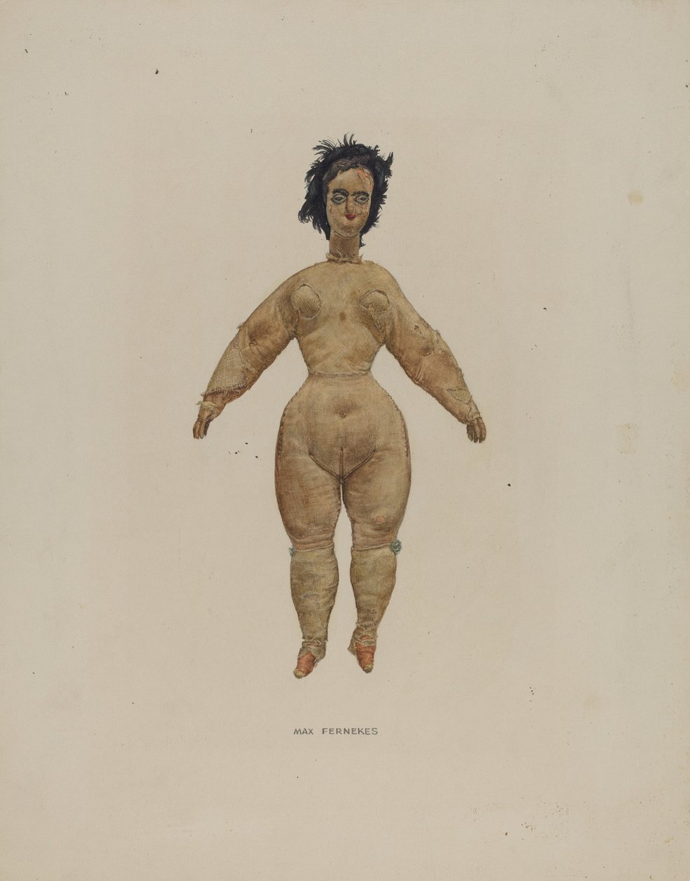 Nakendukke, 19351942. av Max Fernekes