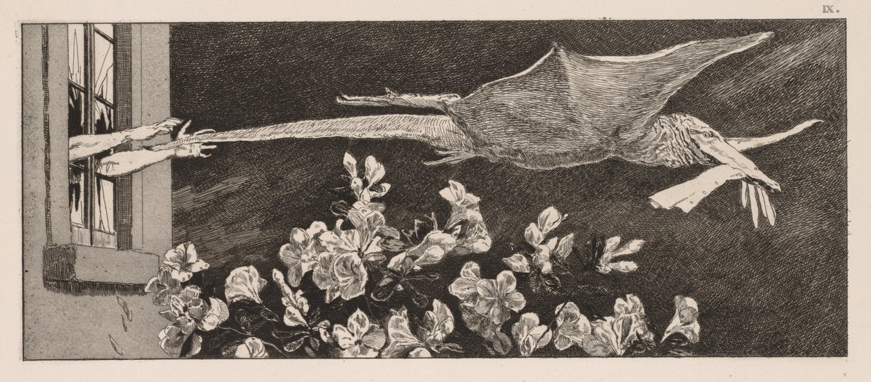 A Glove: The Abduction, 1880. av Max Klinger