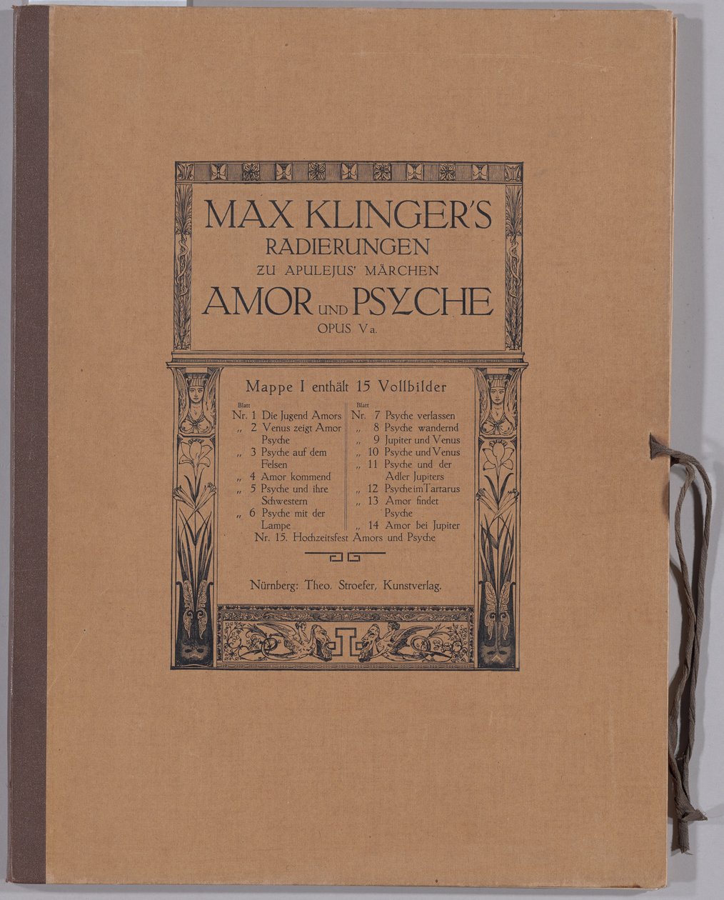 Amor og psyke [Opus Va] av Max Klinger