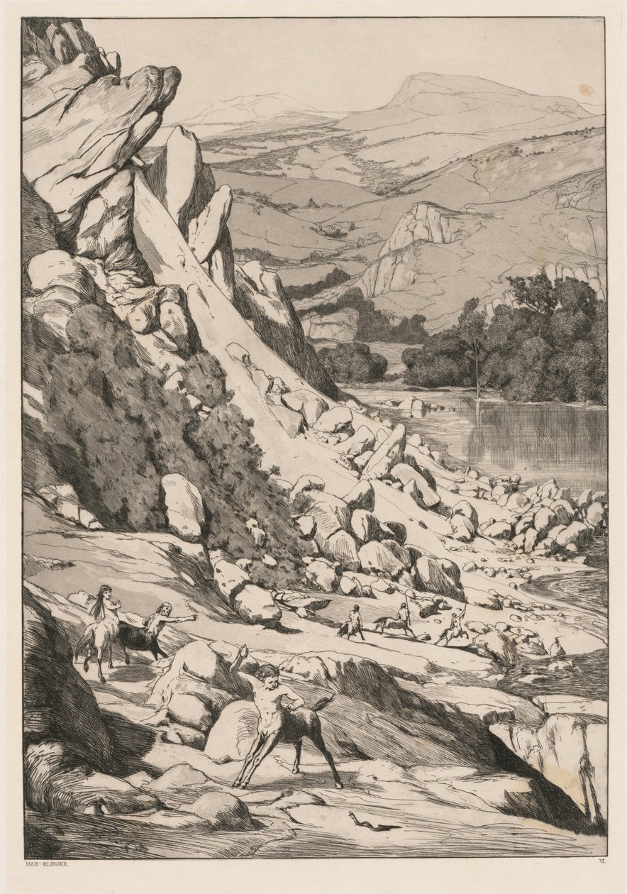 Jordskred (Opus IV, 6) av Max Klinger