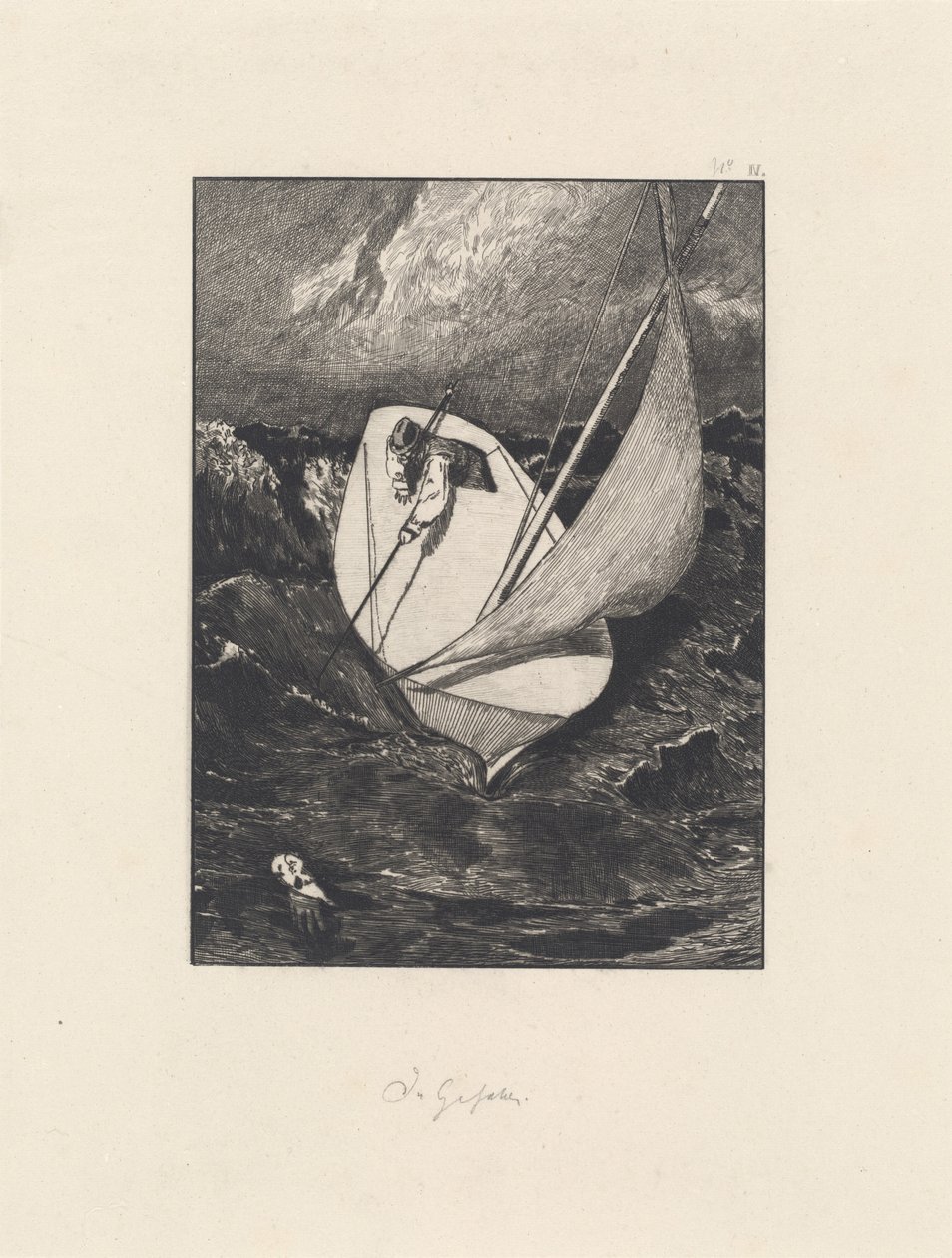 Rescue Rescue, 18781880. av Max Klinger
